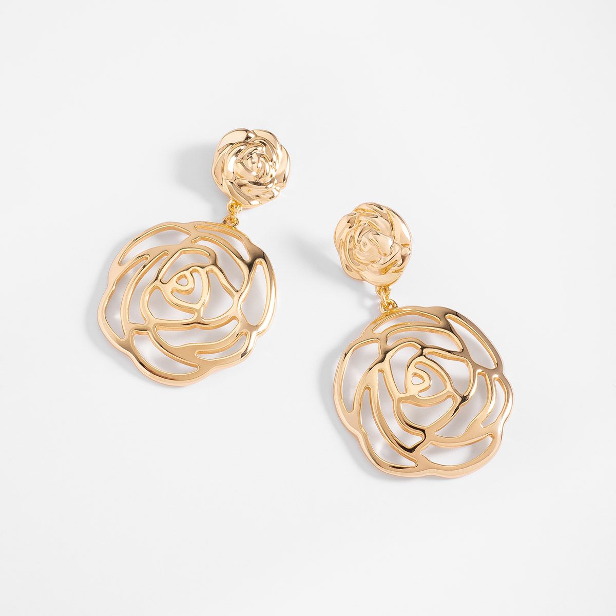 ROSA ETERNA GOLD EARRINGS
