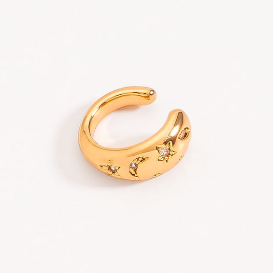 STAR/MOON EARCUFF