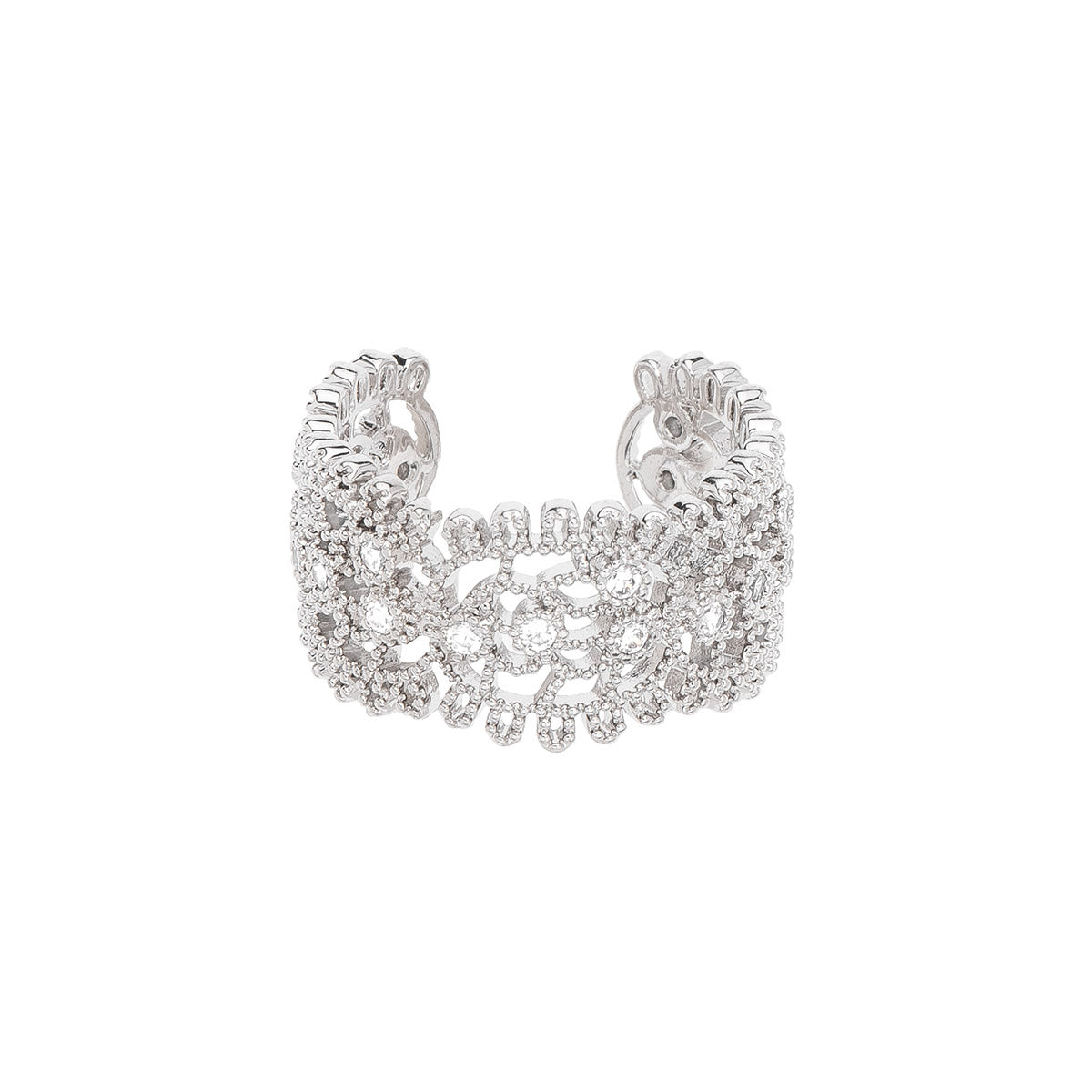 PLATINUM ADJUSTABLE RING