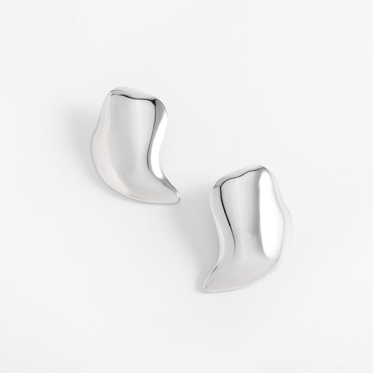 SILVER WAVE EARRINGS