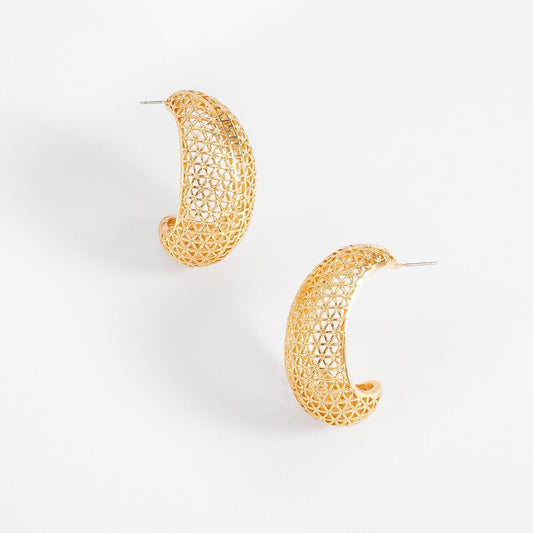GOLDEN MESH EARRINGS