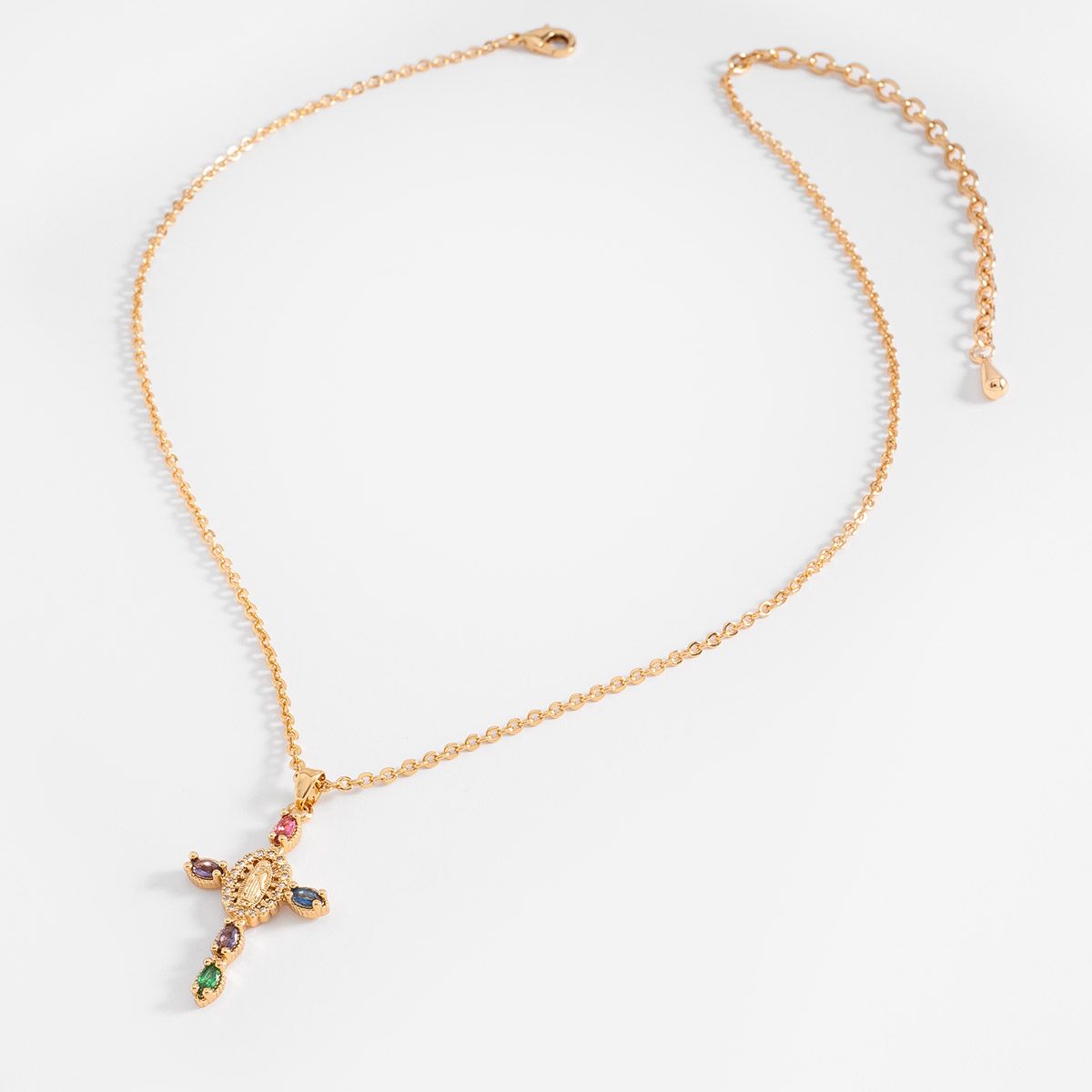 NECKLACE CRUZ VIRGEN