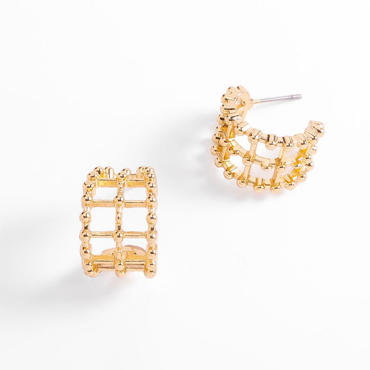 SPHERE ME HOOP EARRINGS