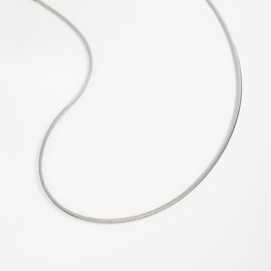 PLATA FLOW CHAIN NECKLACE