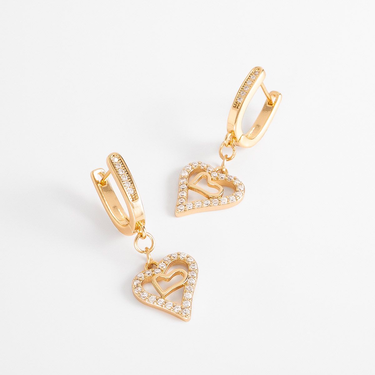 CORAZON DOBLE EARRINGS