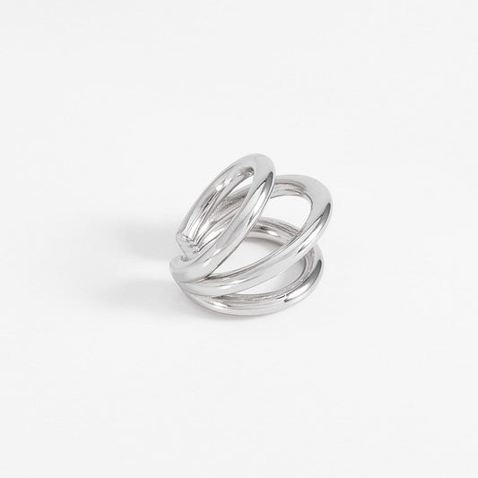 EARCUFF GLOW RHODIUM