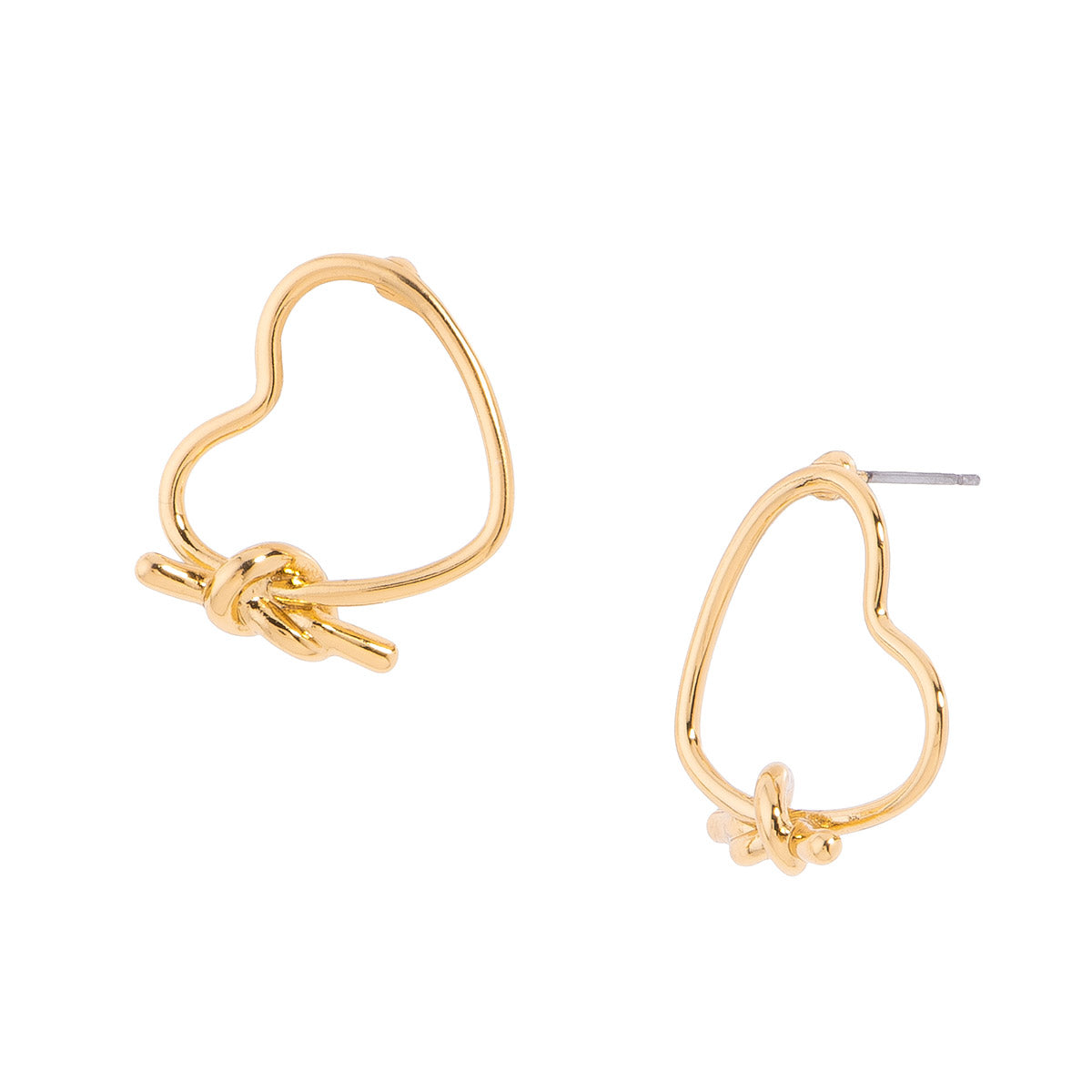 HEART POST EARRINGS