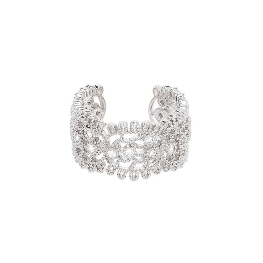 PLATINUM ADJUSTABLE RING