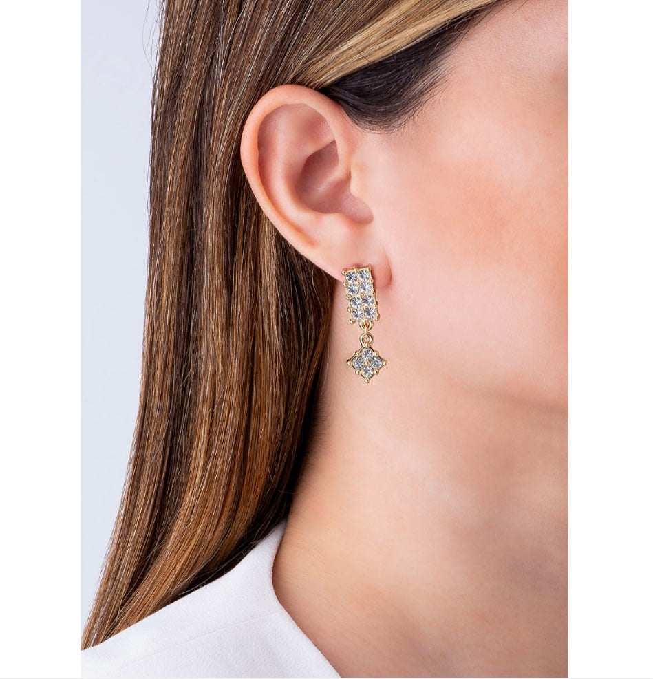 DIAMONICE TRI EARRINGS