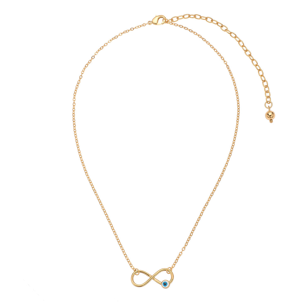 EVIL EYE INFINITY NECKLACE